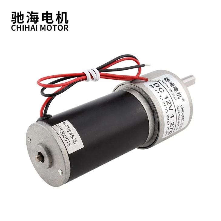 DC Geared Motor High Torque. Metal Tubular Gearbox Reduction